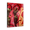 Image of 3 temple dancers Canvas Print