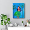 Image of Hula Dancer Canvas Print