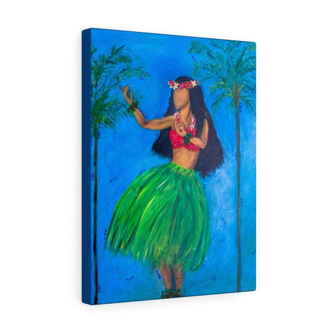 Hula Dancer Canvas Print