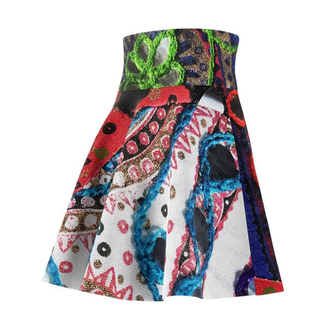 Desi Folk Print Skirt