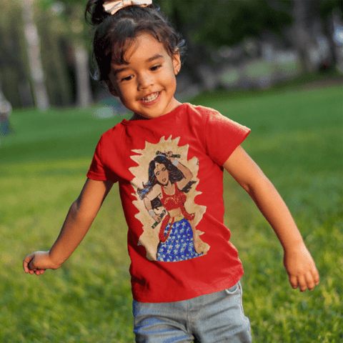 Desi Wonder Woman Kids' T-Shirt
