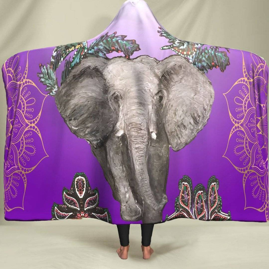 Elephant Hooded Blanket