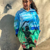 Image of Lotus Hand & Dancer Hoodie Dress