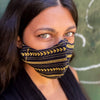 Image of Hand Embroidered Denim Face Mask