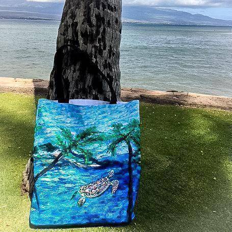 Maui Turtle Tote Bag