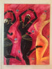 Image of 3 temple dancers Canvas Print