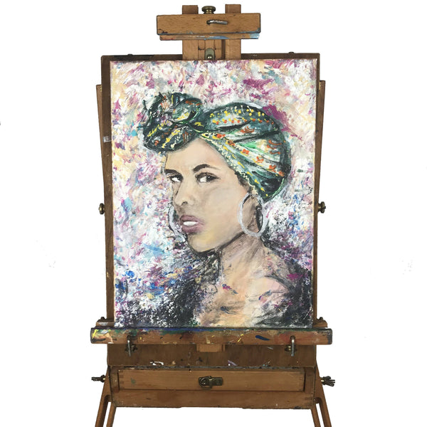 Lady Keys Painting – DESAI DESIGNS