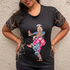 Image of Bharatanatyam Dancer Cut & Sew Tee