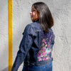 Image of Spring Flowers Denim Jacket