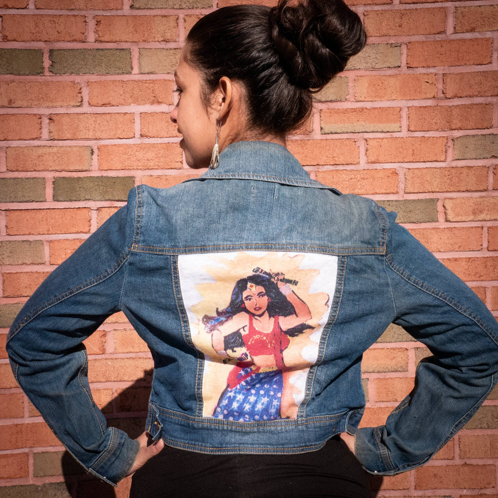 Desi Wonder Woman Denim Jacket