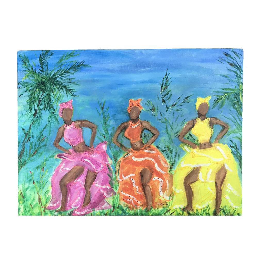 Puerto Rican Dancers Painting