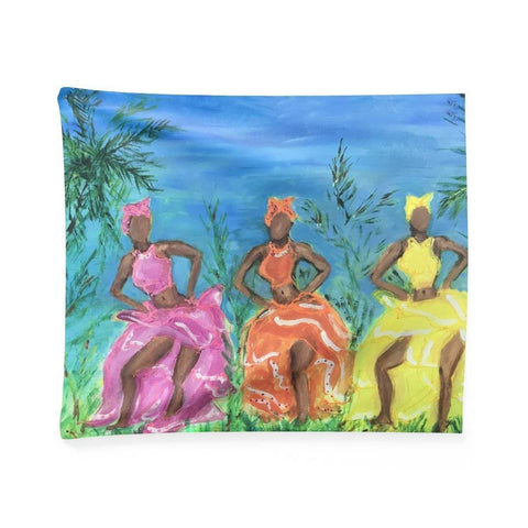 Puerto Rican Dancer Wall Tapestry