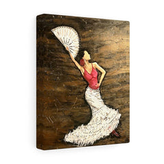 Flamenco Canvas Gallery Print