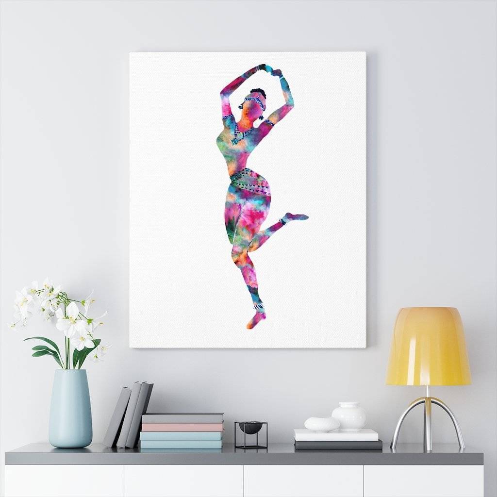 Holi Hai Dancer Canvas Print