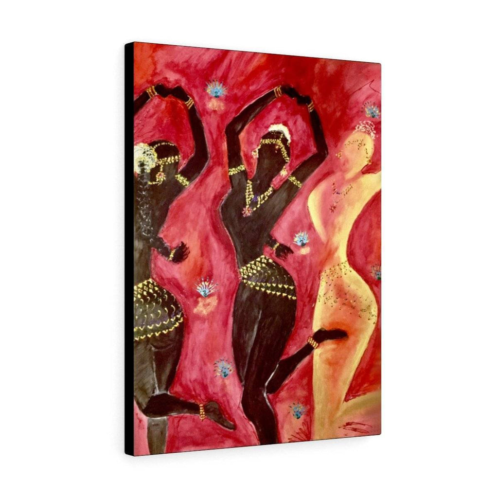 3 temple dancers Canvas Print