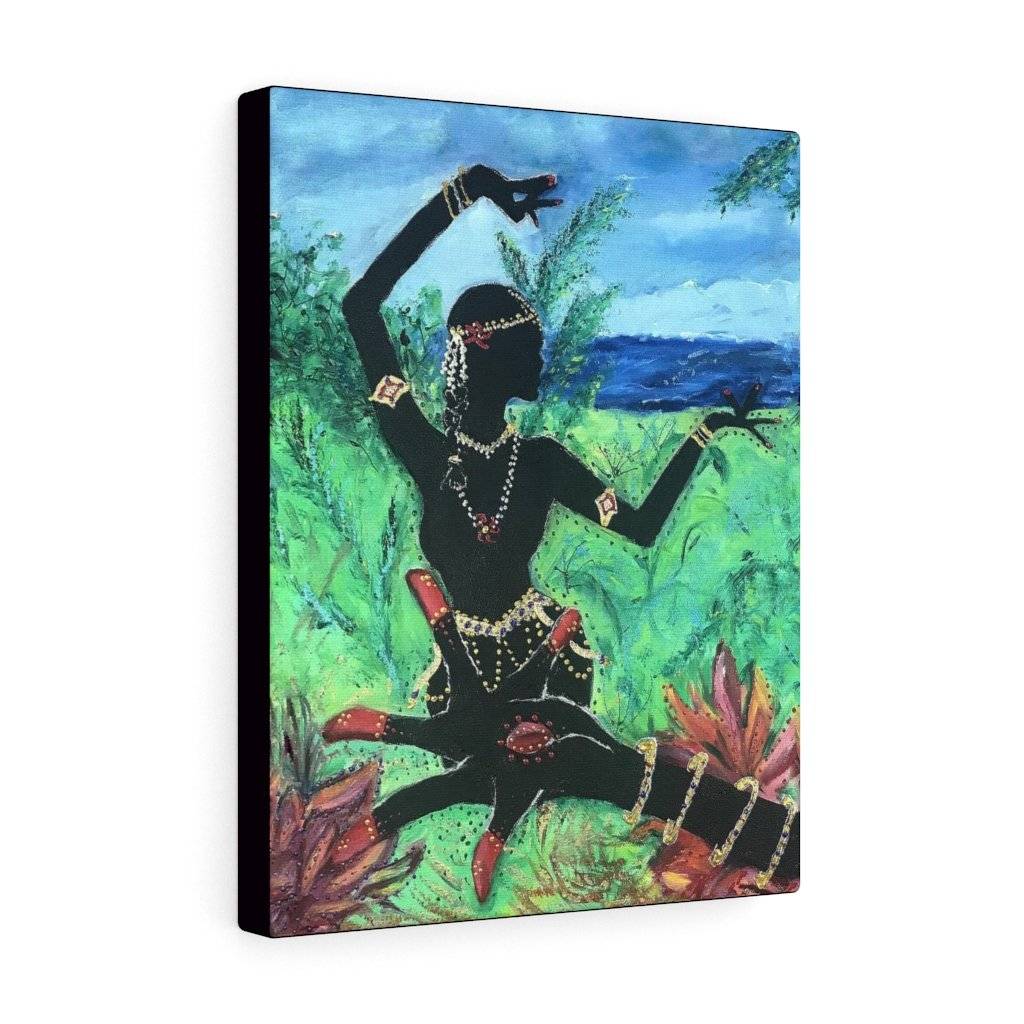 Lotus Hand and Dancer Canvas Print