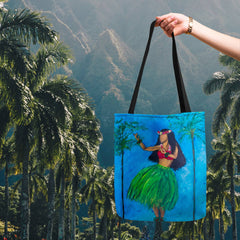 Hula Dancer Tote Bag