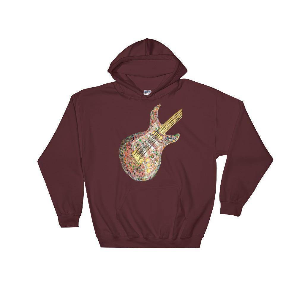 Psychedelic Guitar Hooded Sweatshirt