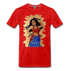 Image of Desi Wonder Women's Men's Tee - red