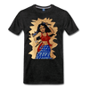 Image of Desi Wonder Women's Men's Tee - charcoal gray