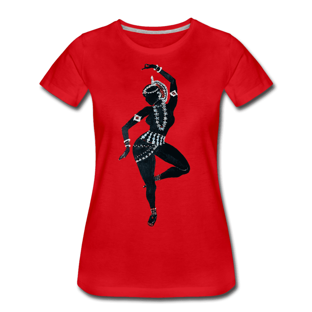 Odissi  Dancer Women’s Tee - red