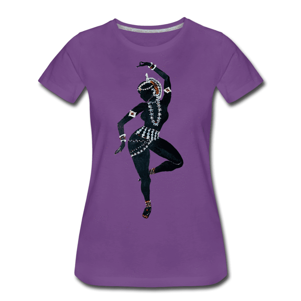 Odissi  Dancer Women’s Tee - purple