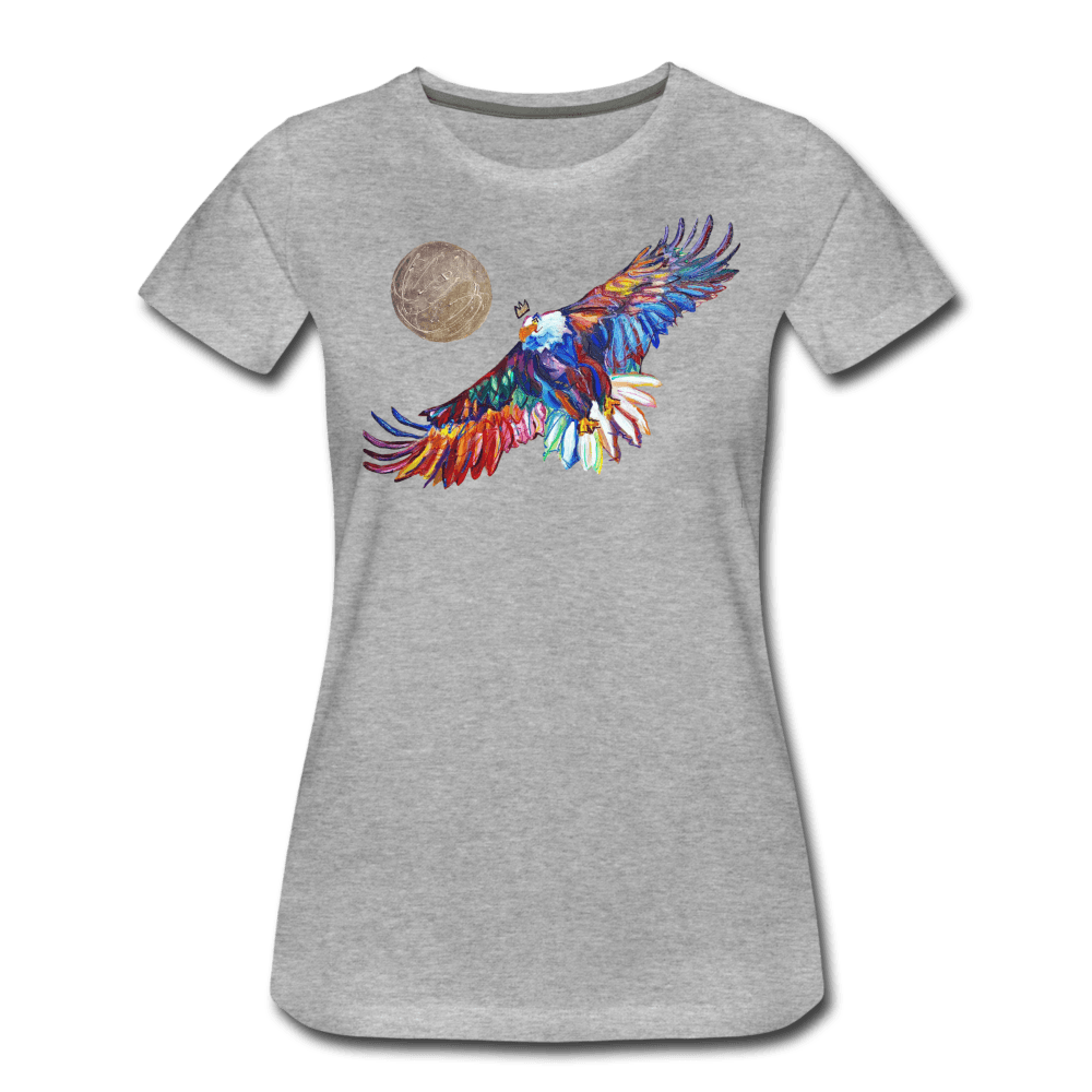 My America Women’s T-Shirt - heather gray