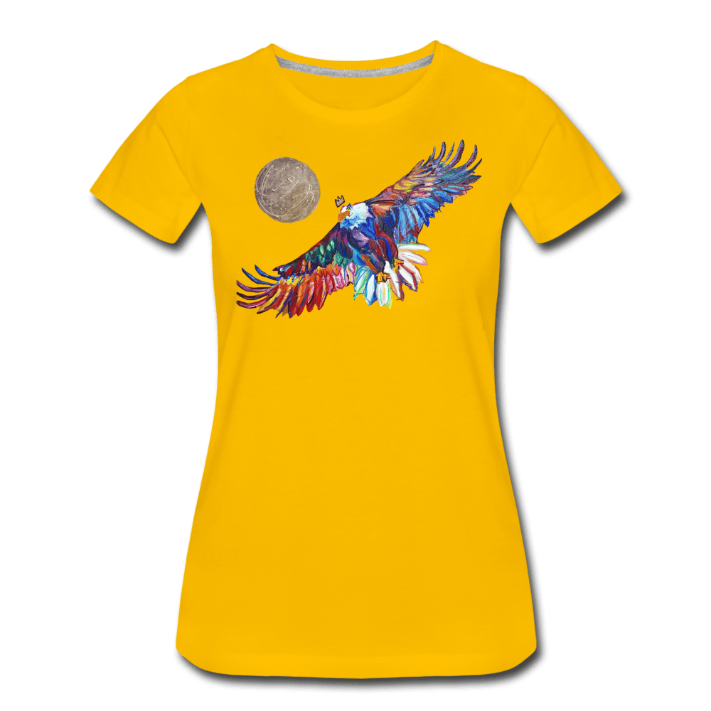My America Women’s T-Shirt - sun yellow