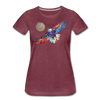 Image of My America Women’s T-Shirt - heather burgundy