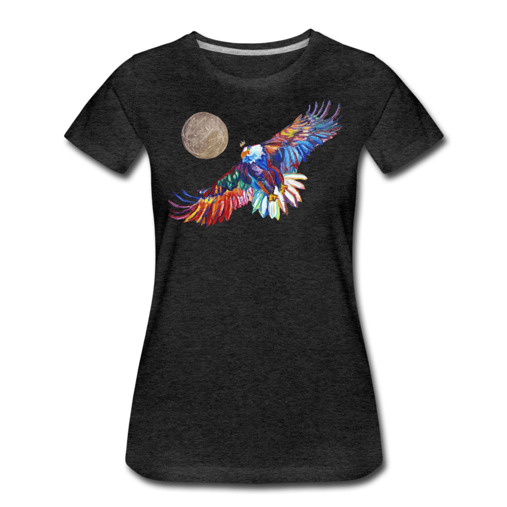 My America Women’s T-Shirt - charcoal gray