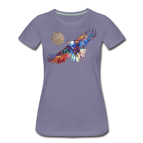 My America Women’s T-Shirt - washed violet