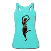 Image of Temple Dancer Racerback Tank - turquoise