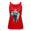 Image of Elephant X Crown Women’s Tank Top - red