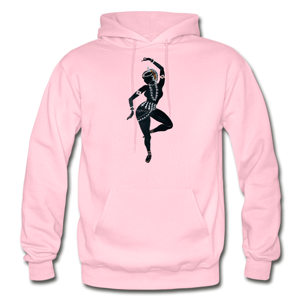 Odissi Dance Unisex Hoodie - light pink