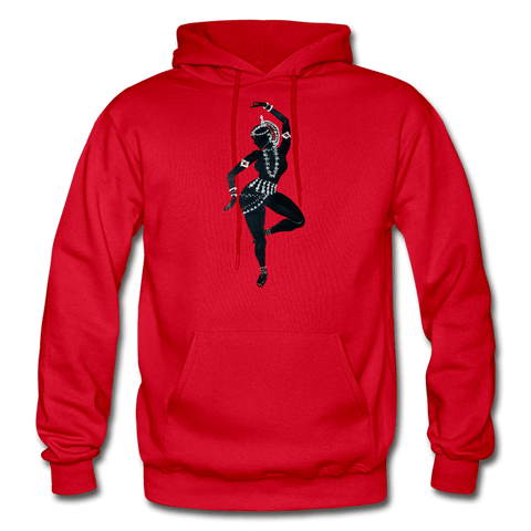 Odissi Dance Unisex Hoodie - red