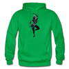 Image of Odissi Dance Unisex Hoodie - kelly green