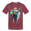 Image of Kids' Premium T-Shirt - heather burgundy