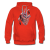 Image of Heart Beat Men's Hoodie - red