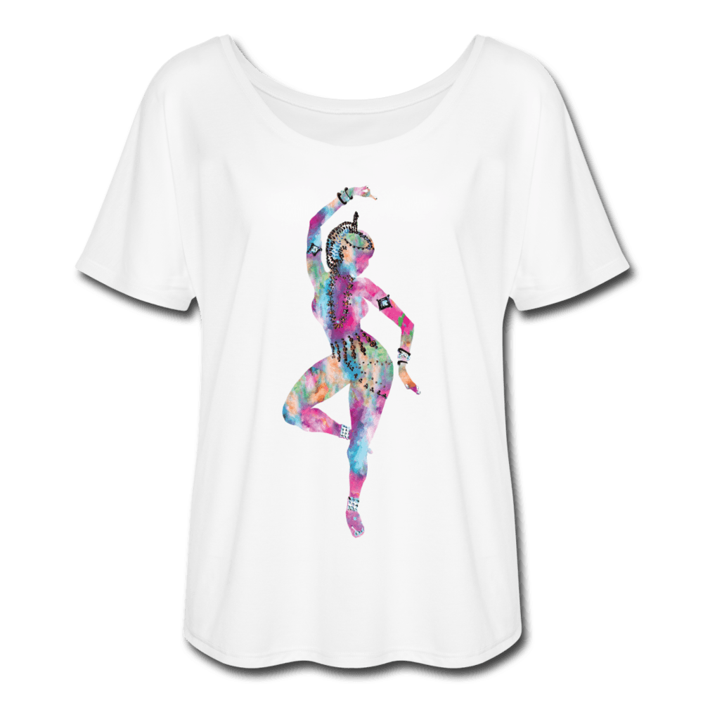 Odissi Watercolor Women’s T-Shirt - white