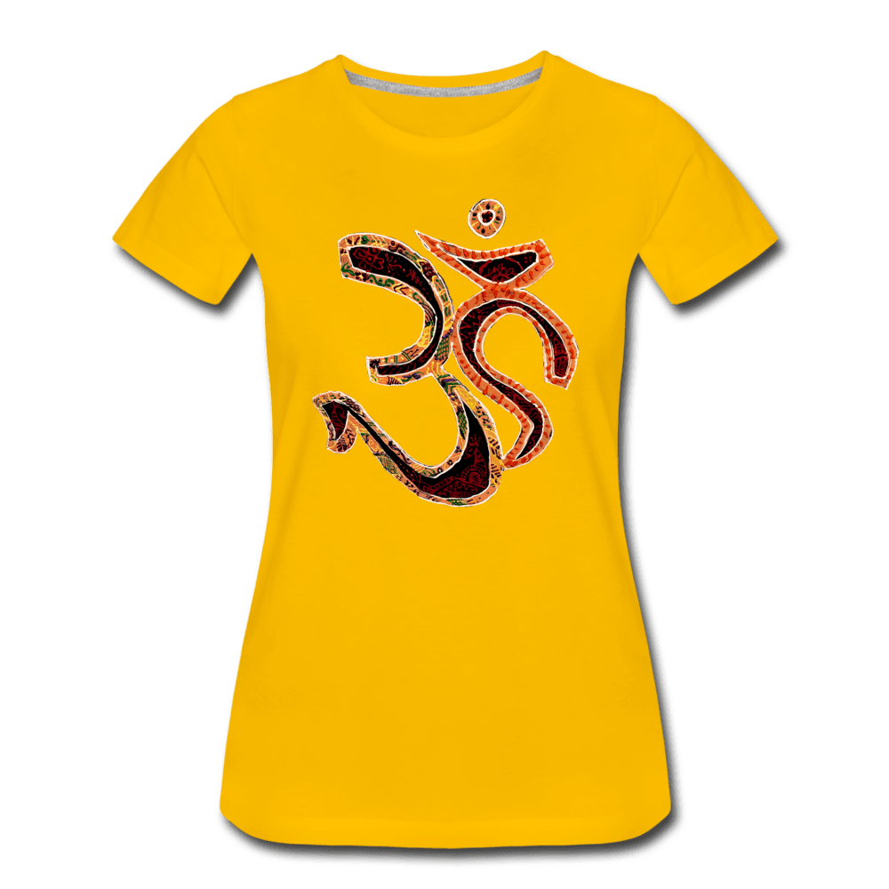 Women’s Aum T-Shirt - sun yellow