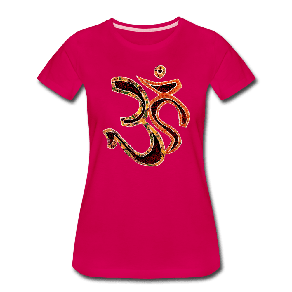 Women’s Aum T-Shirt - dark pink