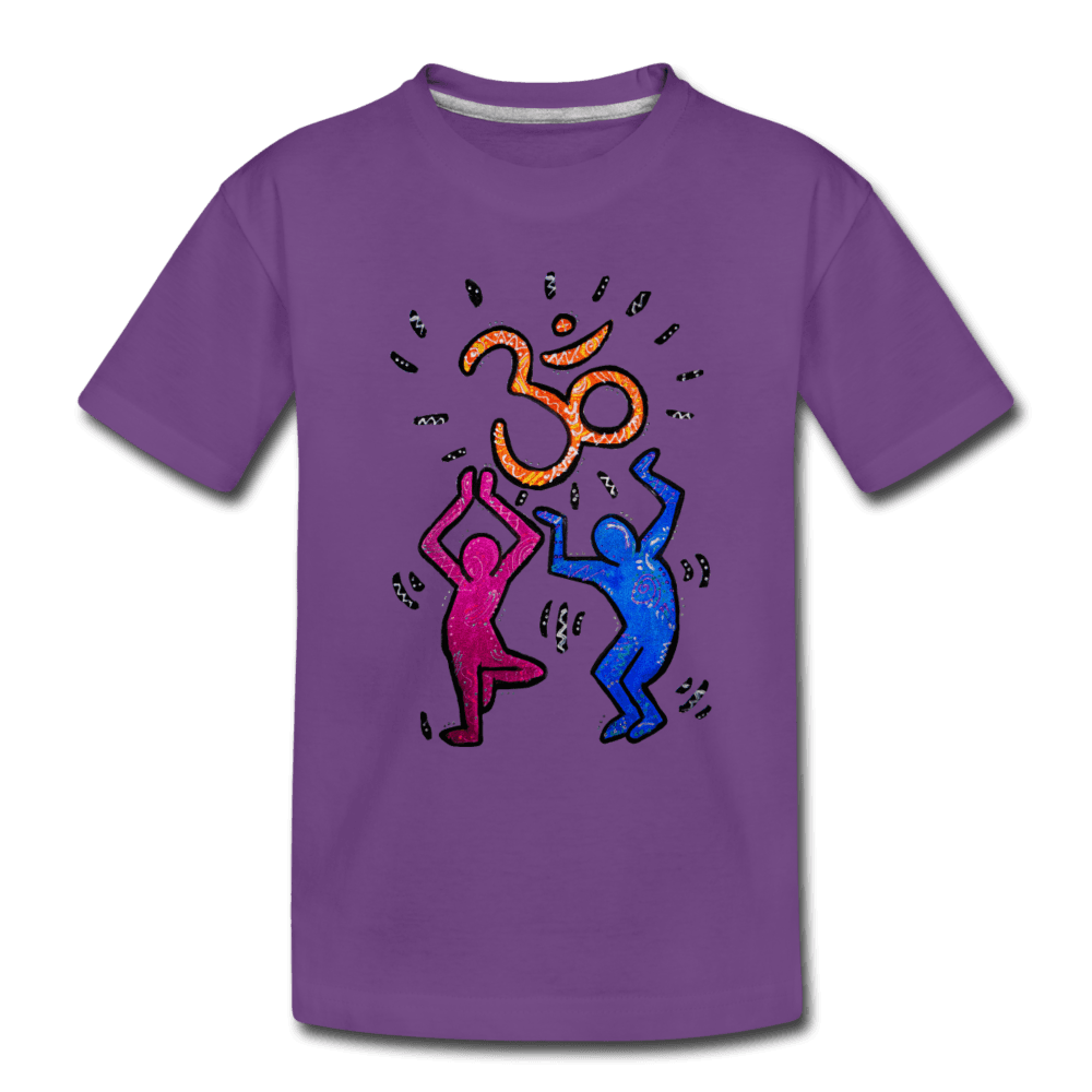 Yogi Pop Art Kids' Tee - purple