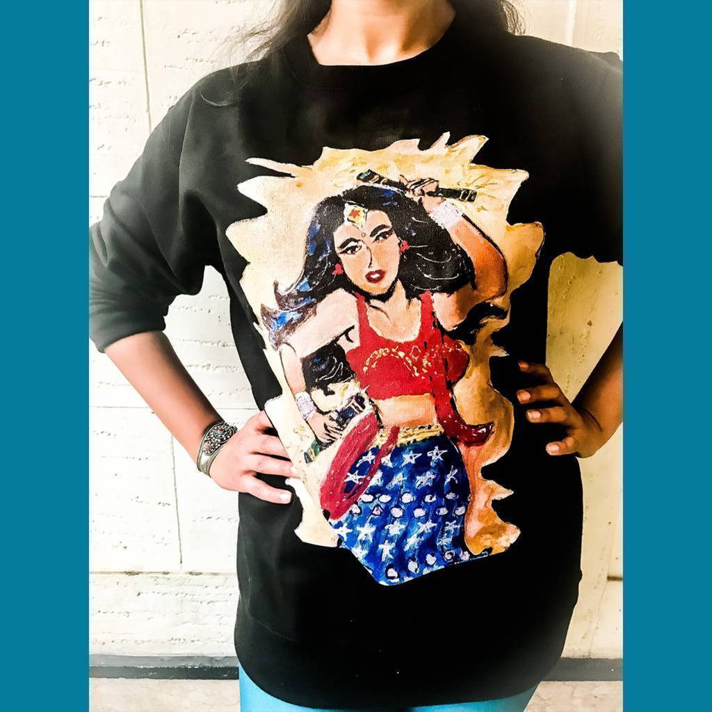 Desi Wonder Woman Unisex Sweatshirt